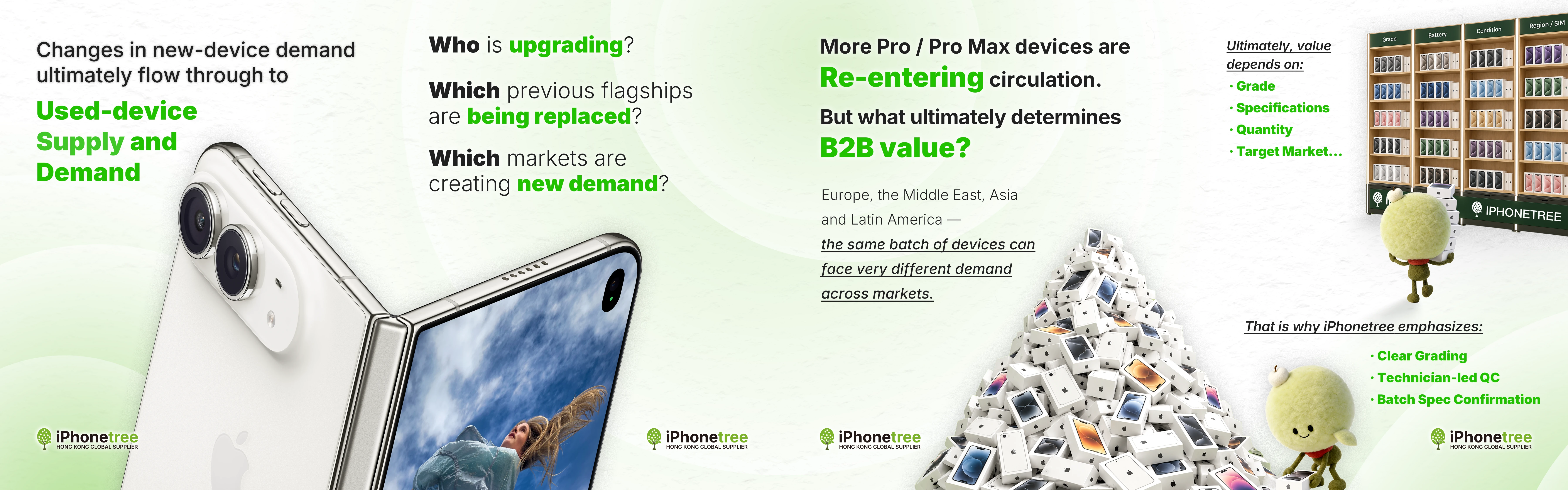 Used iPhone Pro and Pro Max wholesale stock at iPhonetree following Apple’s 2026 launch